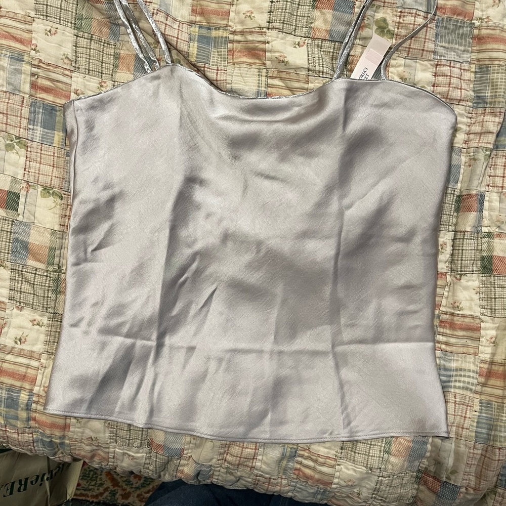 Victoria's Secret Silver Camisole Top
